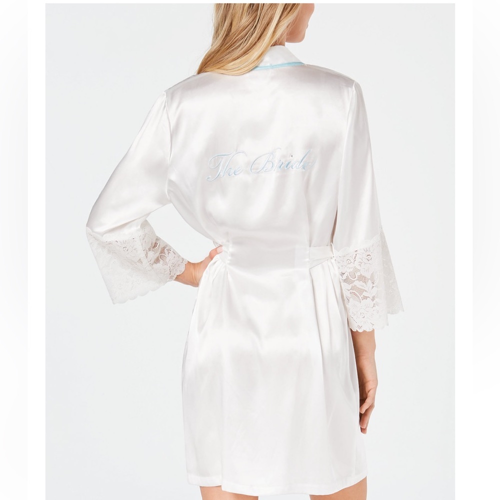 Linea Donatella The Bride Short Satin Wrap NWT
